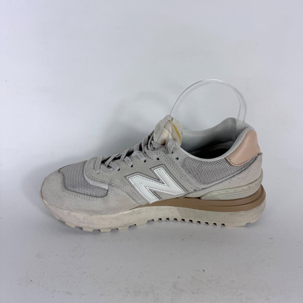 New Balance 574 Athletic Sneakers Women's 8.5 Legacy Cream Low Top Classic Shoes - Picture 6 of 10